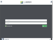 Tablet Screenshot of derrickclub.com